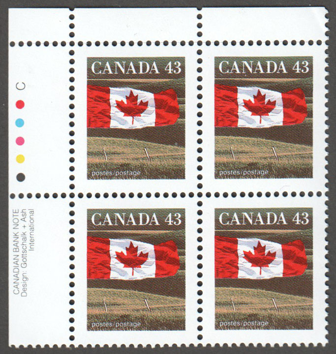 Canada Scott 1359x MNH PB UL (A6-1) - Click Image to Close